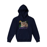 Sudadera con capucha júnior estampado de gato "Silencio!" Michilandia | La tienda online de los amantes de gatos