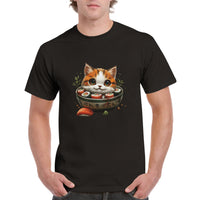 Camiseta Unisex Estampado de Gato 