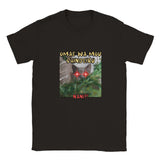 Camiseta unisex estampado de gato "Hokuto no Michi" Negro