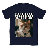 Camiseta unisex estampado de gato "Michi Científico" Gelato
