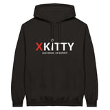 Sudadera con Capucha Unisex Estampado de Gato "XKitty Style" Michilandia | La tienda online de los fans de gatos