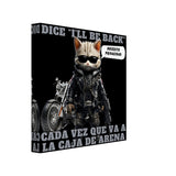 Lienzo de gato "I'll Be Back" Michilandia | La tienda online de los amantes de gatos