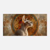 Lienzo de gato "Sphynx entre Dioses" Michilandia | La tienda online de los fans de gatos