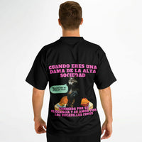 Camiseta de fútbol unisex estampado de gato "Dama Felina" Subliminator