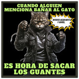 Póster Semibrillante de Gato con Marco Metal "El Intocable" Michilandia | La tienda online de los fans de gatos