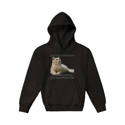 Sudadera con capucha júnior estampado de gato "Gato del Día" Michilandia | La tienda online de los fans de gatos