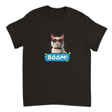 Camiseta Unisex Estampado de Gato "Explosión Miau" Michilandia