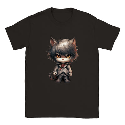 Camiseta unisex estampado de gato 