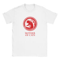 Camiseta Junior Unisex Estampado de Gato "Madre de Gatos" Michilandia