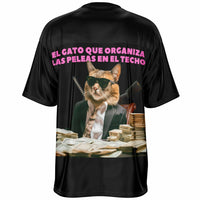 Camiseta de fútbol unisex estampado de gato "Don Miau" Subliminator