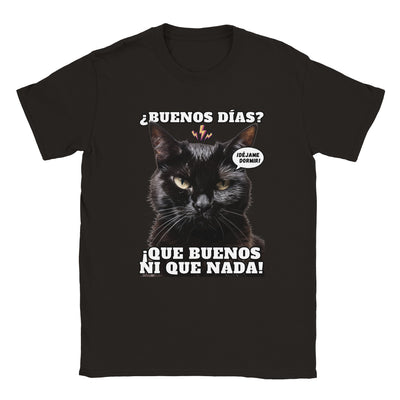 Camiseta unisex estampado de gato 