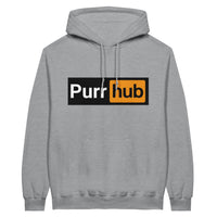 Sudadera con Capucha Unisex Estampado de Gato "Purr Hub" Michilandia | La tienda online de los fans de gatos