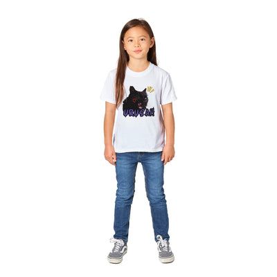 Camiseta Junior Unisex Estampado de Gato "Cállate" Michilandia | La tienda online de los amantes de gatos