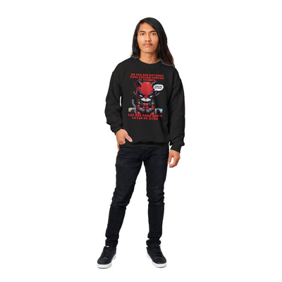 Sudadera unisex estampado de gato "Katanas y Latas" Michilandia | La tienda online de los amantes de gatos