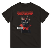 Camiseta Unisex Estampado de Gato "Semana no muy Santa" Michilandia | La tienda online de los fans de gatos