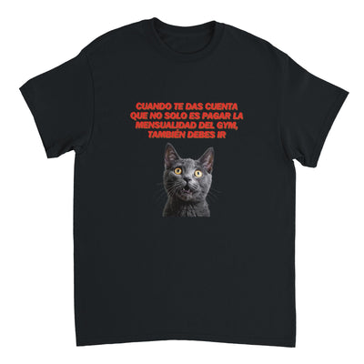 Camiseta Unisex Estampado de Gato "Membership" Michilandia | La tienda online de los fans de gatos