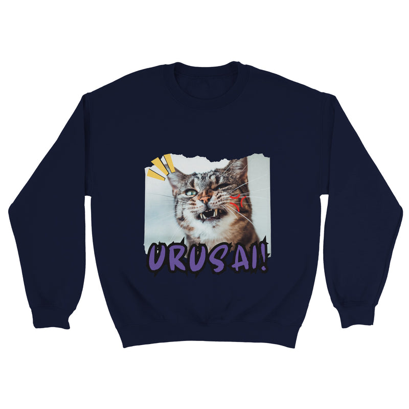 Sudadera Unisex Estampado de Gato "Desprecio Felino" Michilandia | La tienda online de los amantes de gatos