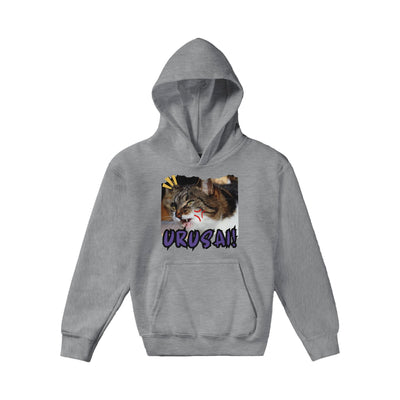 Sudadera con capucha júnior estampado de gato "Urusai!" Michilandia | La tienda online de los amantes de gatos