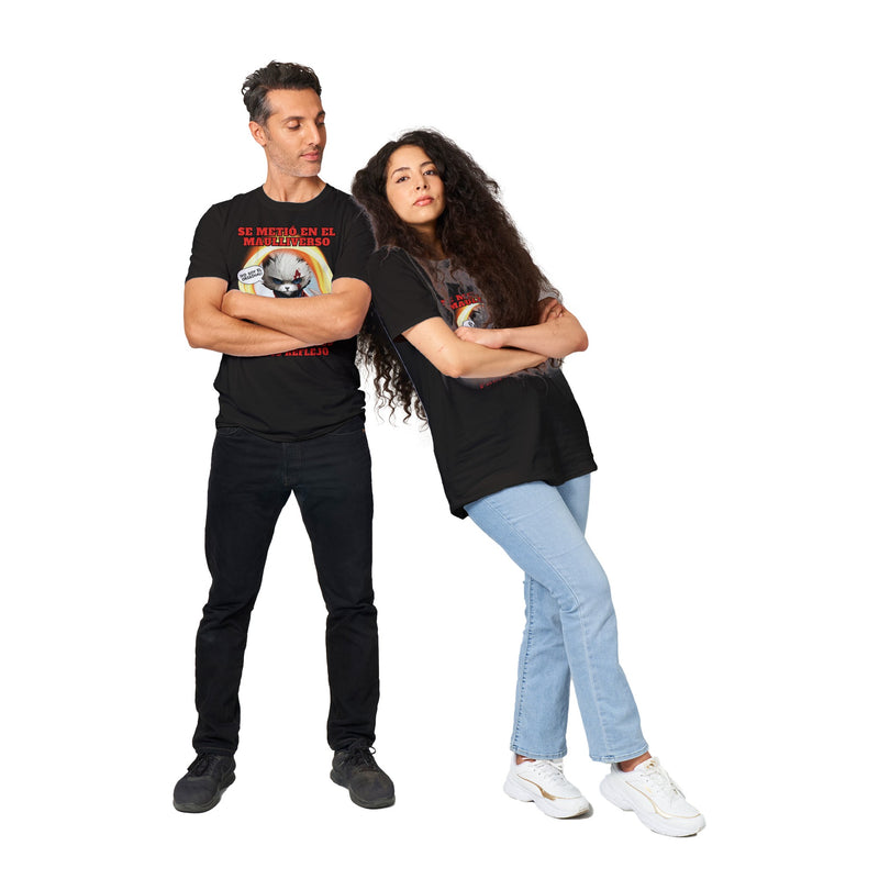 Camiseta unisex estampado de gato "El Maulliverso" Michilandia | La tienda online de los amantes de gatos