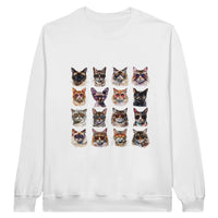 Sudadera Unisex Estampado de Gato "Cool Cats" Michilandia | La tienda online de los fans de gatos