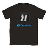 Camiseta Junior Unisex Estampado de Gato "Only Paws" Michilandia | La tienda online de los fans de gatos