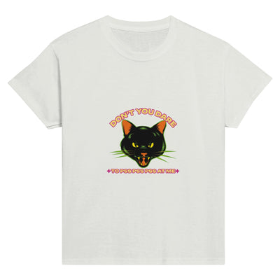 Camiseta Junior Unisex Estampado de Gato 