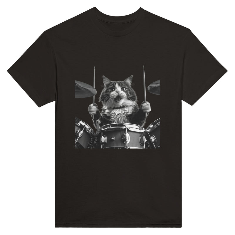 Camiseta Unisex Estampado de Gato 