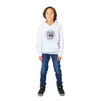 Sudadera con capucha júnior estampado de gato "Puurr Night" Michilandia | La tienda online de los fans de gatos