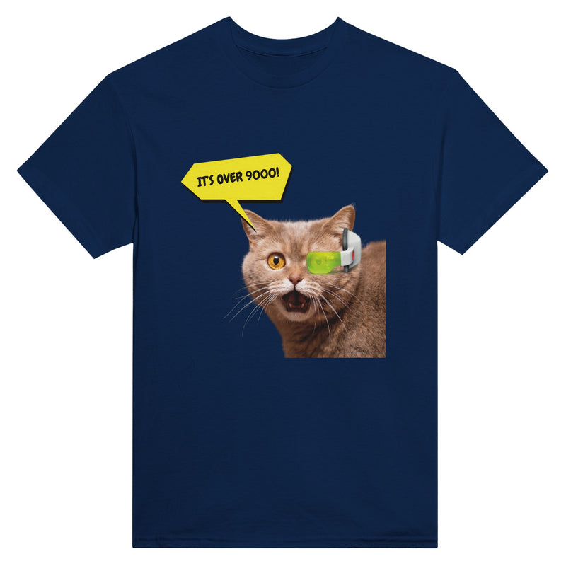 Camiseta Unisex Estampado de Gato "9000 Miaus" Michilandia