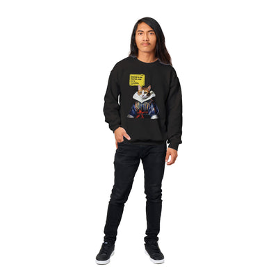 Sudadera unisex estampado de gato "William Michi Shakespeare" Michilandia | La tienda online de los amantes de gatos