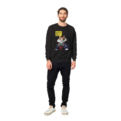 Sudadera unisex estampado de gato "William Michi Shakespeare" Michilandia | La tienda online de los amantes de gatos