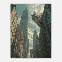 Lienzo de gato "Gigante en la Ciudad" Michilandia | La tienda online de los fans de gatos