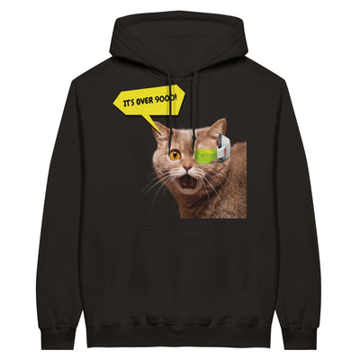 Sudadera con Capucha Unisex Estampado de Gato 