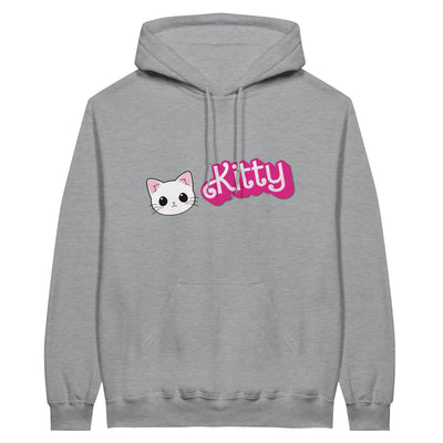 Sudadera con Capucha Unisex Estampado de Gato "Kitty Barbie" Michilandia