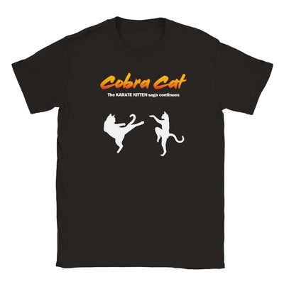 Camiseta Junior Unisex Estampado de Gato "Cobra Cat: La Saga Continúa" Michilandia | La tienda online de los fans de gatos