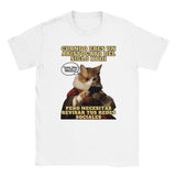 Camiseta unisex estampado de gato "Aristogato Conectado" Michilandia | La tienda online de los fans de gatos