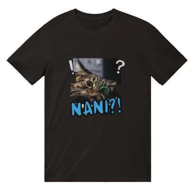 Camiseta unisex estampado de gato "Sorpresa Felina" Michilandia | La tienda online de los amantes de gatos