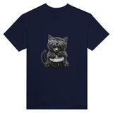 Camiseta Unisex Estampado de Gato "TamTam Felino" Michilandia | La tienda online de los fans de gatos