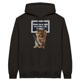 Sudadera con Capucha Unisex Estampado de Gato "Panchito y Su Camino" Michilandia | La tienda online de los fans de gatos