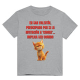 Camiseta Unisex Estampado de Gato "San Miaulentín" Michilandia | La tienda online de los fans de gatos