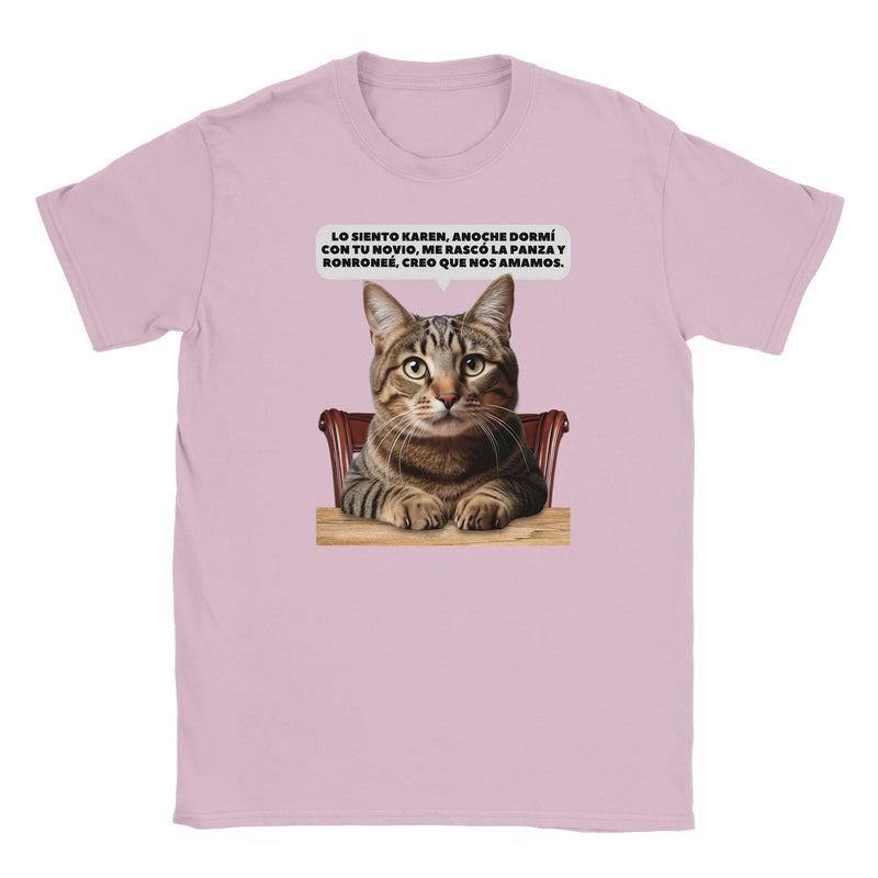 Camiseta Junior Unisex Estampado de Gato "Confesión Incomoda" Michilandia | La tienda online de los fans de gatos