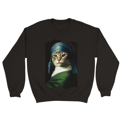 Sudadera Unisex Estampado de Gato 