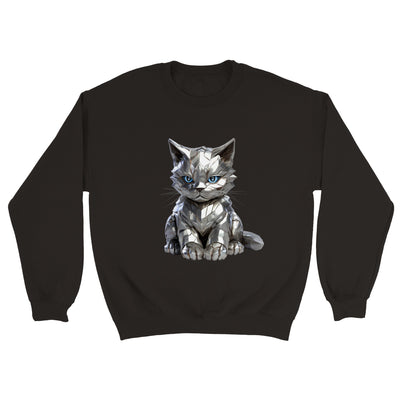 Sudadera unisex estampado de gato 