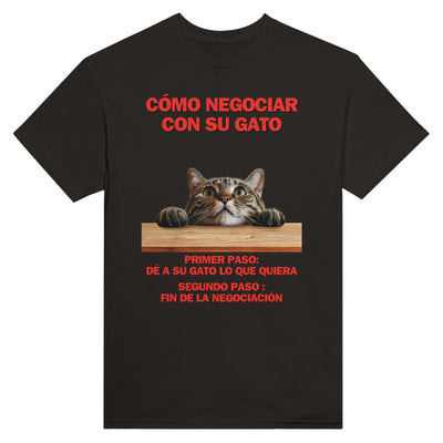 Camiseta Unisex Estampado de Gato 