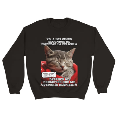 Sudadera Unisex Estampado de Gato 