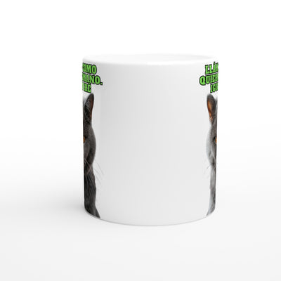 Taza Blanca con Impresión de Gato "Actitud Miau" Michilandia | La tienda online de los fans de gatos