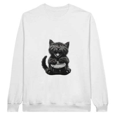 Sudadera Unisex Estampado de Gato "TamTam Felino" Michilandia | La tienda online de los fans de gatos