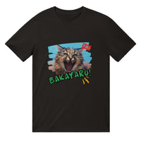 Camiseta unisex estampado de gato "Idiota"