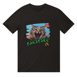 Camiseta unisex estampado de gato "Idiota"