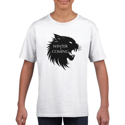 Camiseta Junior Unisex Estampado de Gato 